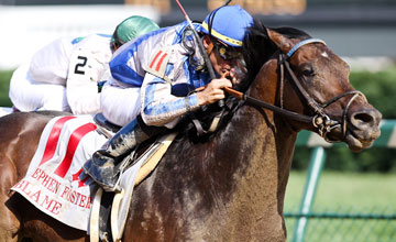Blame wins the Stephen Foster Stakes at Churchill Downs 06.12.10 Blame wins the Stephen Foster Stakes at Churchill Downs 06.12.10
