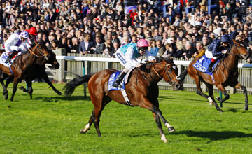 Frankel Frankel winning the Dewhurst