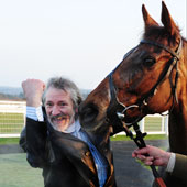 Tote Winner Steve Whiteley with Lupita - Exeter 08.03.11 Tote Winner Steve Whiteley with Lupita - Exeter 08.03.11