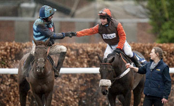 Long Run and Ruby Walsh on Kauto Stone