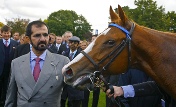Dawn Approach with winning owner Sheikh Mohammed Dawn Approach with winning owner Sheikh Mohammed