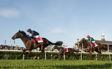 Kingsbarns (Joseph O'Brien) wins the Racing Post Trophy - Doncaster - 27.10.12