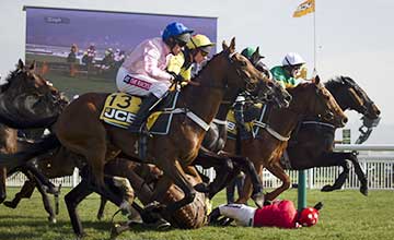 Abbyssial and Ruby Walsh fall Abbyssial and Ruby Walsh fall
