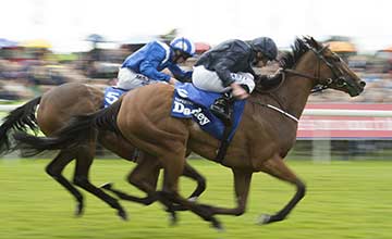 Tapestry (Ryan Moore) wins the Yorkshire Oaks